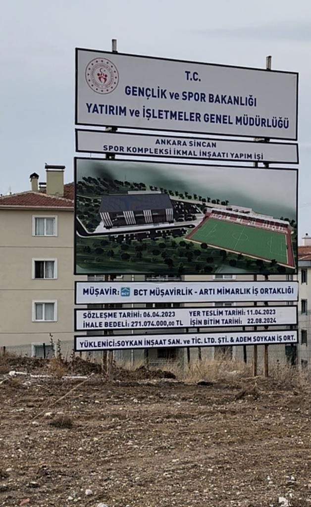 GSB ANKARA SİNCAN YARI OLİMPİK HAVUZ YAPIMI